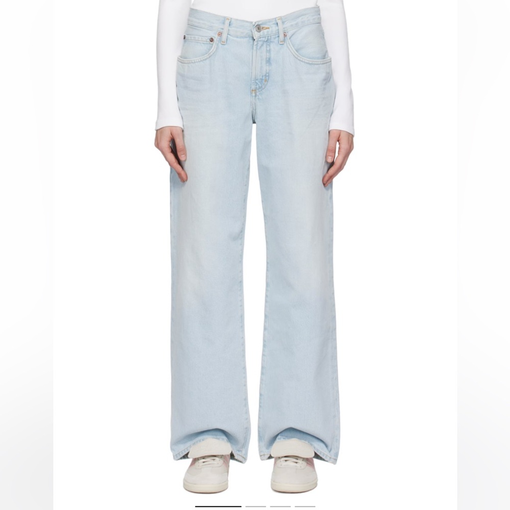 Agolde Light Blue Flare Jeans